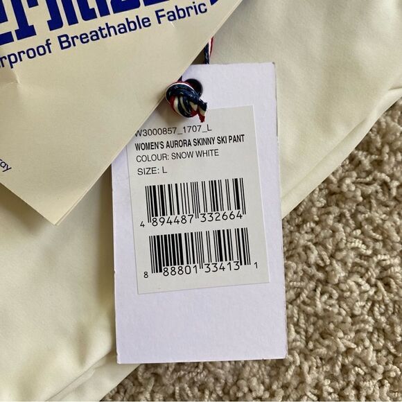 PERFECT MOMENT Aurora slim-leg ski pants White NWT size Large - Picture 3 of 8